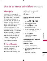 Preview for 28 page of LG AX155 (Spanish) Manual Del Usuario