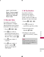 Preview for 42 page of LG AX155 (Spanish) Manual Del Usuario