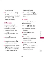 Preview for 44 page of LG AX155 (Spanish) Manual Del Usuario