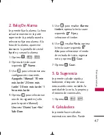 Preview for 48 page of LG AX155 (Spanish) Manual Del Usuario