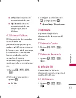 Preview for 62 page of LG AX155 (Spanish) Manual Del Usuario