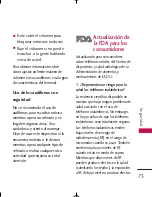 Preview for 74 page of LG AX155 (Spanish) Manual Del Usuario