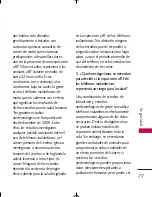 Preview for 78 page of LG AX155 (Spanish) Manual Del Usuario