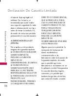 Preview for 99 page of LG AX155 (Spanish) Manual Del Usuario