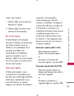 Preview for 25 page of LG AX300 (Spanish) Manual Del Usuario