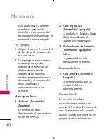 Preview for 42 page of LG AX300 (Spanish) Manual Del Usuario