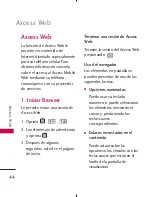 Preview for 46 page of LG AX300 (Spanish) Manual Del Usuario