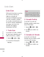 Preview for 56 page of LG AX300 (Spanish) Manual Del Usuario