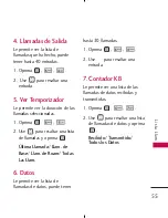 Preview for 57 page of LG AX300 (Spanish) Manual Del Usuario