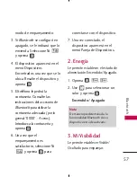 Preview for 59 page of LG AX300 (Spanish) Manual Del Usuario