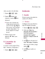 Preview for 65 page of LG AX300 (Spanish) Manual Del Usuario