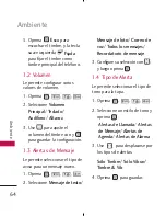 Preview for 66 page of LG AX300 (Spanish) Manual Del Usuario