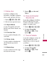 Preview for 67 page of LG AX300 (Spanish) Manual Del Usuario