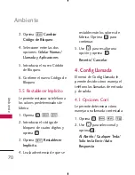 Preview for 72 page of LG AX300 (Spanish) Manual Del Usuario