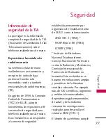 Preview for 79 page of LG AX300 (Spanish) Manual Del Usuario