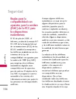 Preview for 108 page of LG AX300 (Spanish) Manual Del Usuario