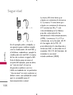 Preview for 110 page of LG AX300 (Spanish) Manual Del Usuario