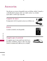 Preview for 112 page of LG AX300 (Spanish) Manual Del Usuario