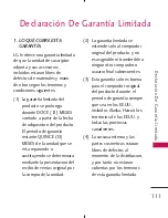 Preview for 113 page of LG AX300 (Spanish) Manual Del Usuario