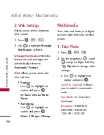 Preview for 48 page of LG AX500 User Manual