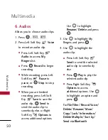 Preview for 52 page of LG AX500 User Manual