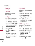 Preview for 64 page of LG AX500 User Manual