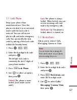 Preview for 69 page of LG AX500 User Manual