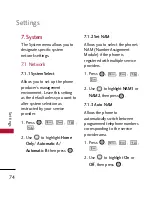 Preview for 76 page of LG AX500 User Manual