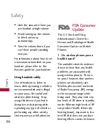 Preview for 88 page of LG AX500 User Manual