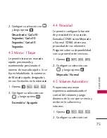 Предварительный просмотр 77 страницы LG AX565 (Spanish) Manual Del Usuario