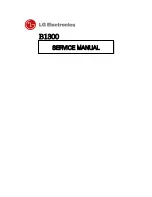 LG B1300 Service Manual preview