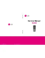 LG B2000 Service Manual preview