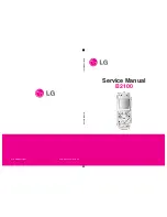 Preview for 1 page of LG B2100 Service Manual