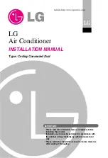 Preview for 1 page of LG B42AWYN762 Installation Manual