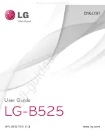 Preview for 1 page of LG B525 User Manual