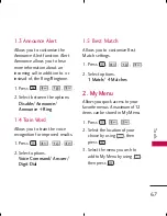 Preview for 69 page of LG Banter LG-AX265 User Manual