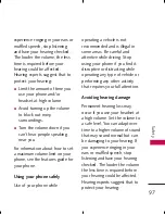 Preview for 99 page of LG Banter LG-AX265 User Manual