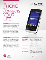 LG Banter Touch MN510 Specifications preview