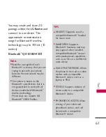 Preview for 61 page of LG Banter Touch MN510 User Manual