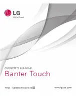 LG Banter Touch Owner'S Manual preview