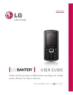 LG Banter User Manual preview