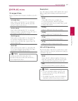 Предварительный просмотр 27 страницы LG BB4330A Owner'S Manual