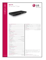 Предварительный просмотр 2 страницы LG BD270 -  Blu-Ray Disc Player Specifications