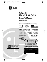 LG BD300 -  Blu-Ray Disc Player Owner'S Manual preview