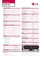 Preview for 2 page of LG BD590 Specifications