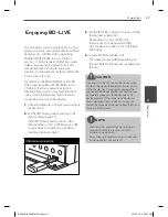 Preview for 47 page of LG BD590C Owner'S Manual