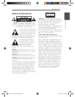 Preview for 3 page of LG BD630 Owner'S Manual