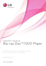 LG BD650K Owner'S Manual preview