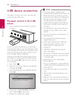 Preview for 22 page of LG BD650K Owner'S Manual