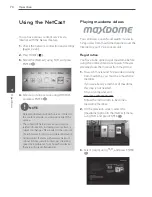 Preview for 70 page of LG BDS580 Owner'S Manual